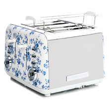 China Rose 4 Slice Stainless Steel Toaster